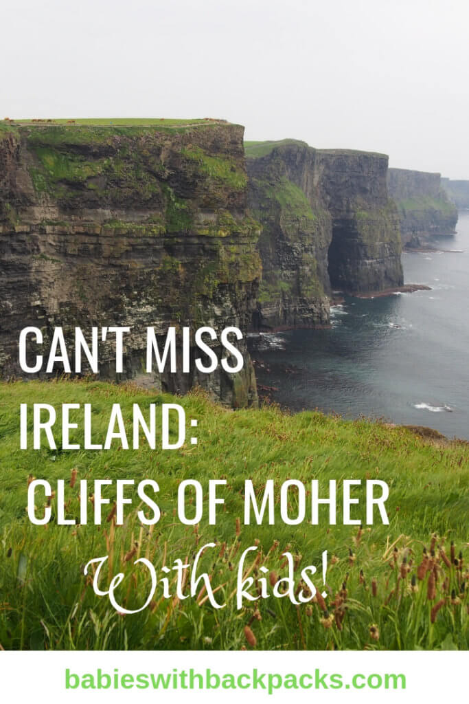 IRELAND: Visiting the Cliffs of Moher with kids