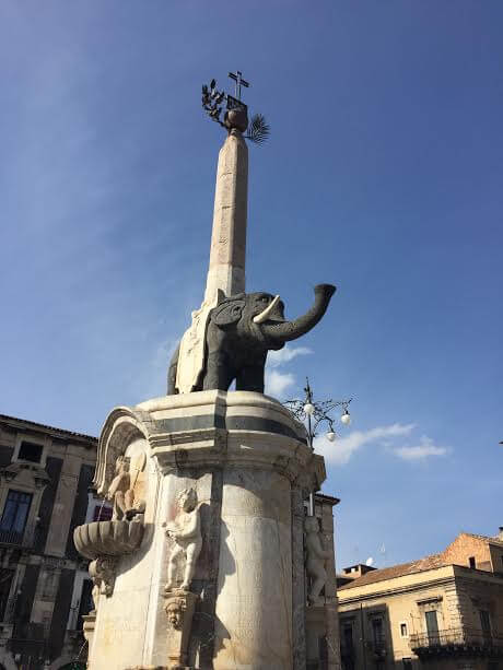 Day trip to Catania, Elephant Square