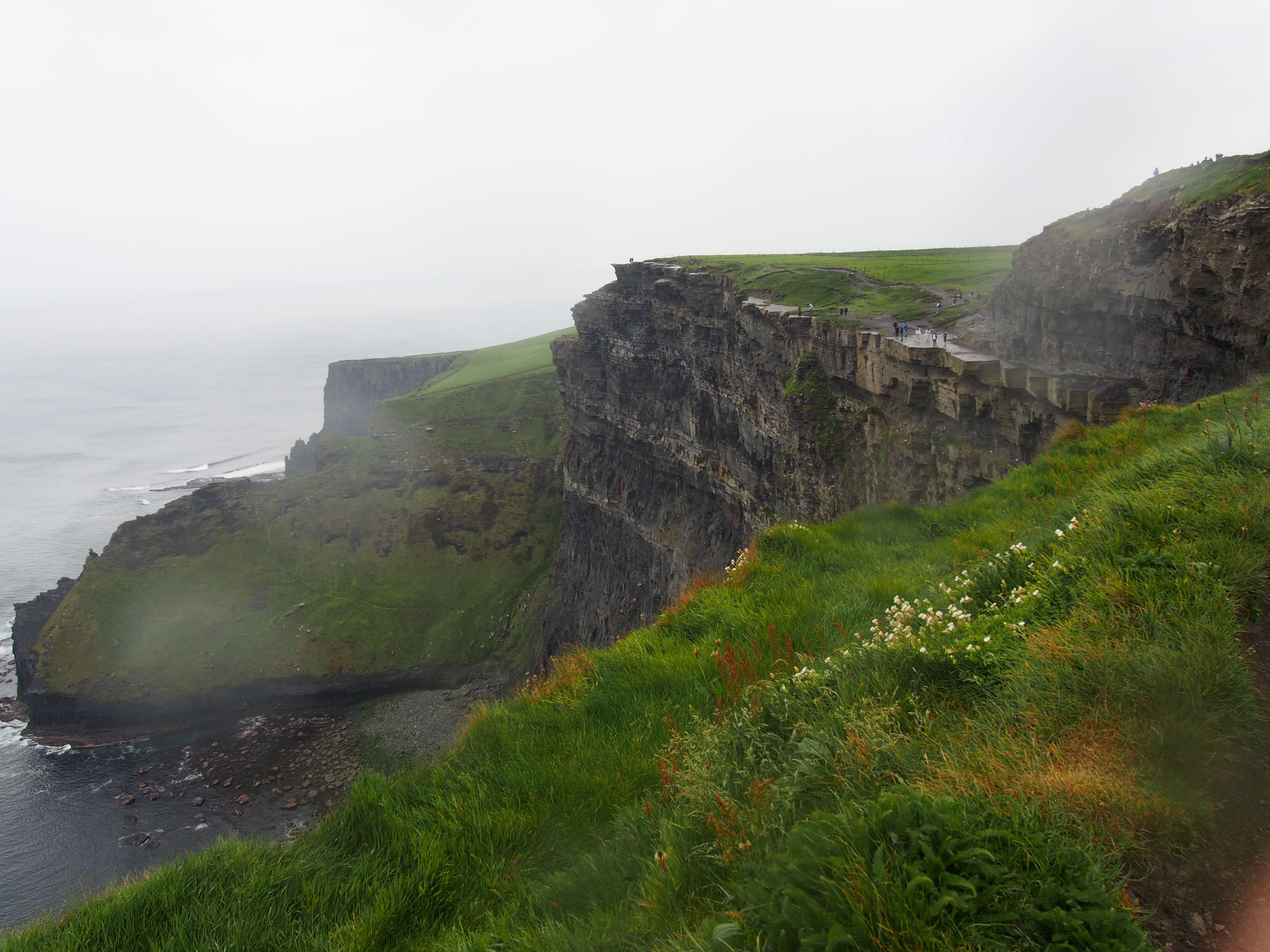 Cliffs of Moher with kids