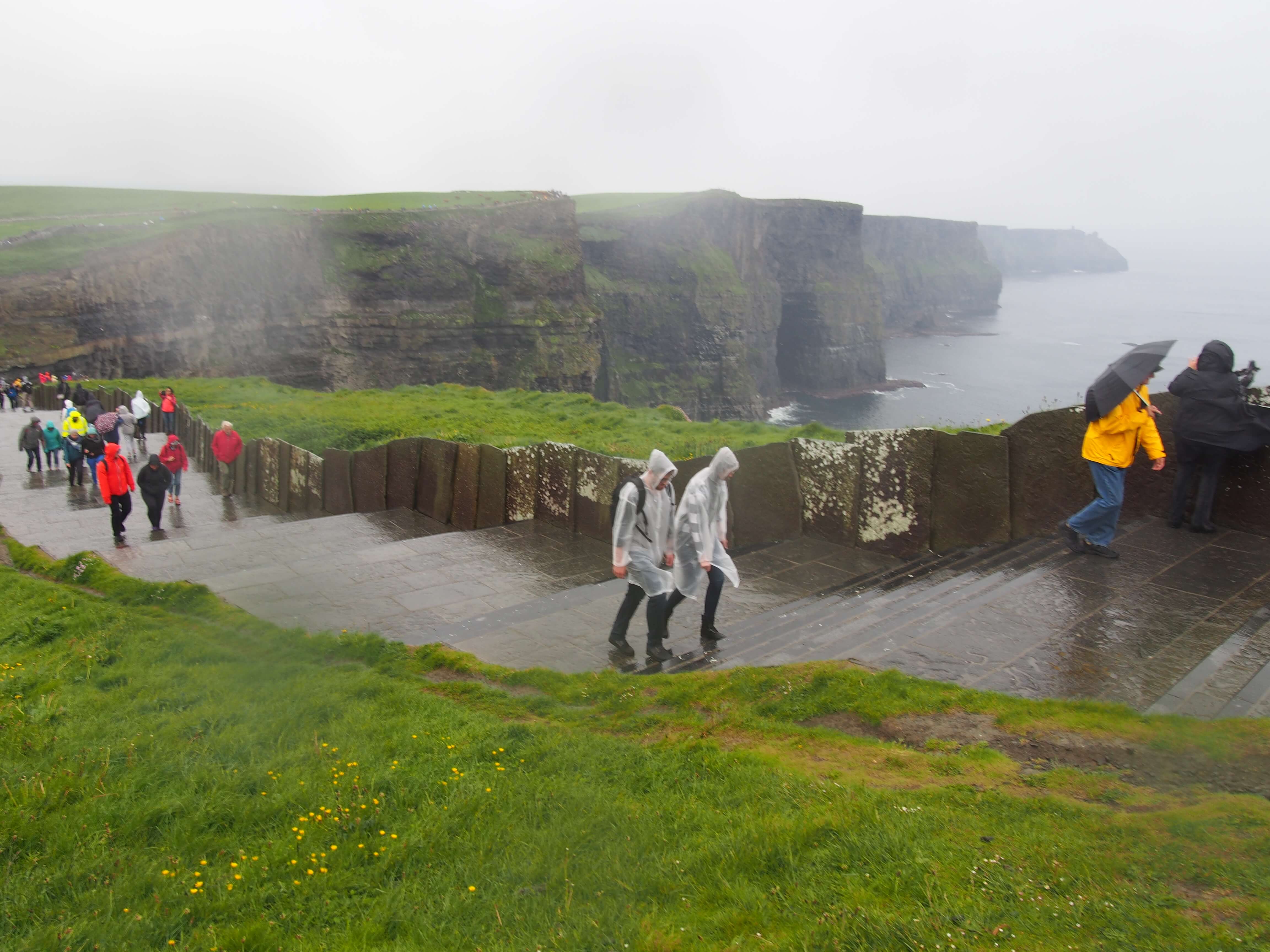 Cliffs of Moher with kids 