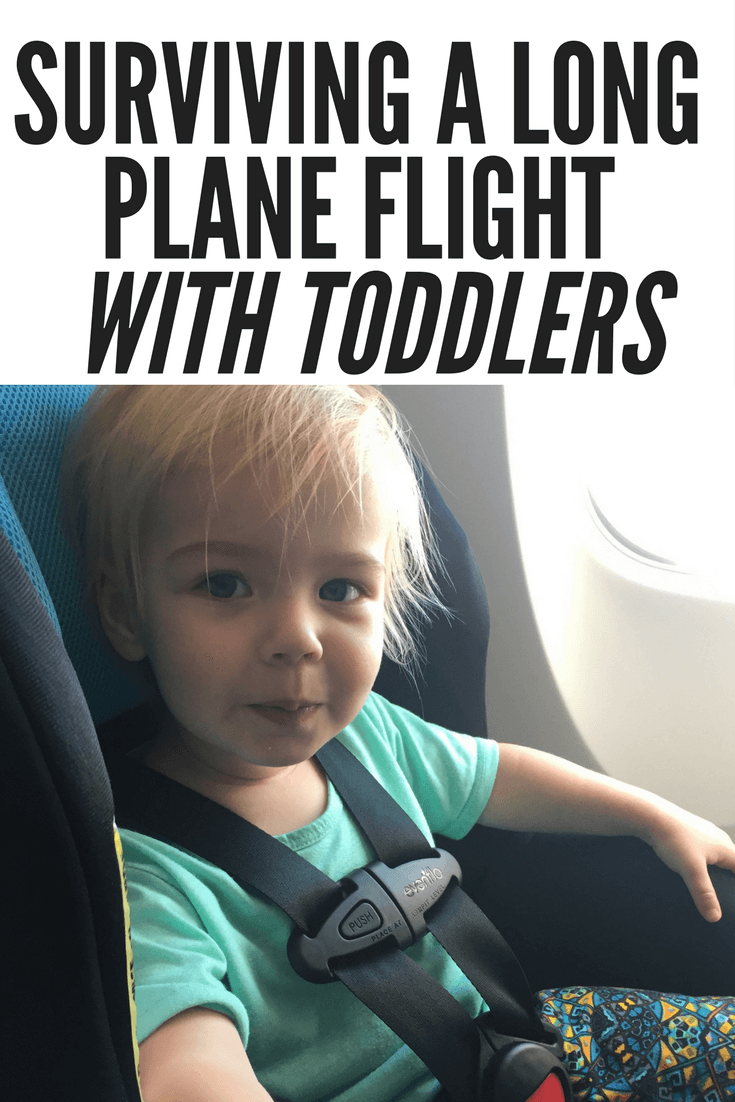 Surviving a long plane ride with young children