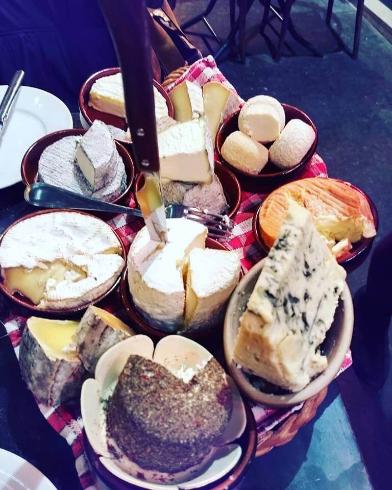 cheese plate at Chez Casimir, 3-day Paris itinerary