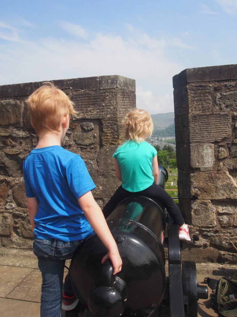 Stirling Castle with kids