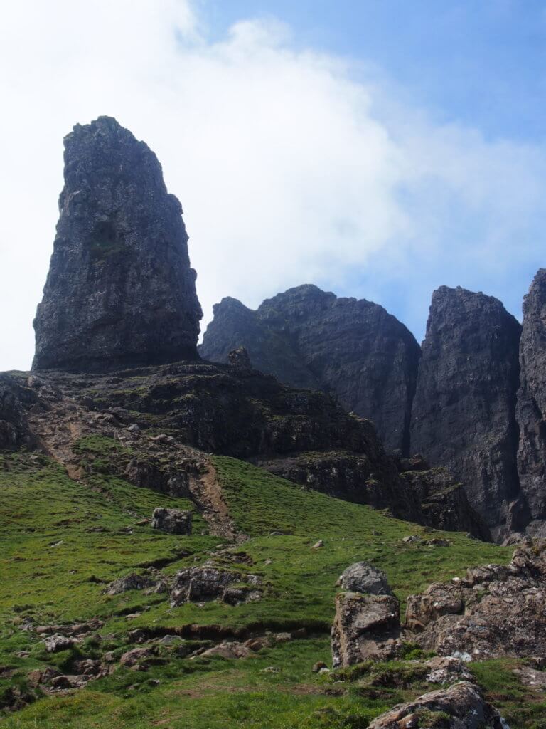 Isle of SKye with kids, Old Man of Storr