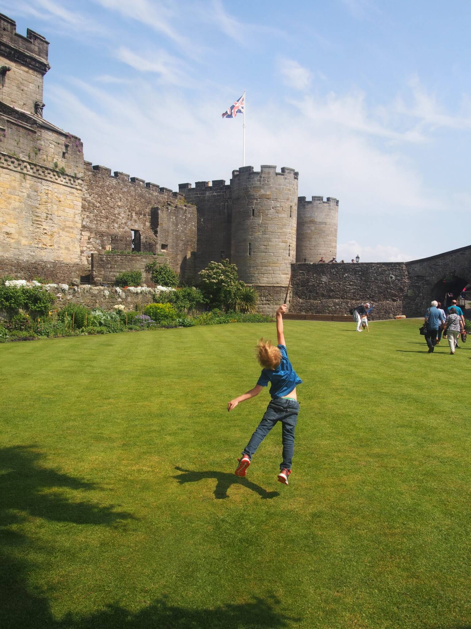 Stirling Castle with kids