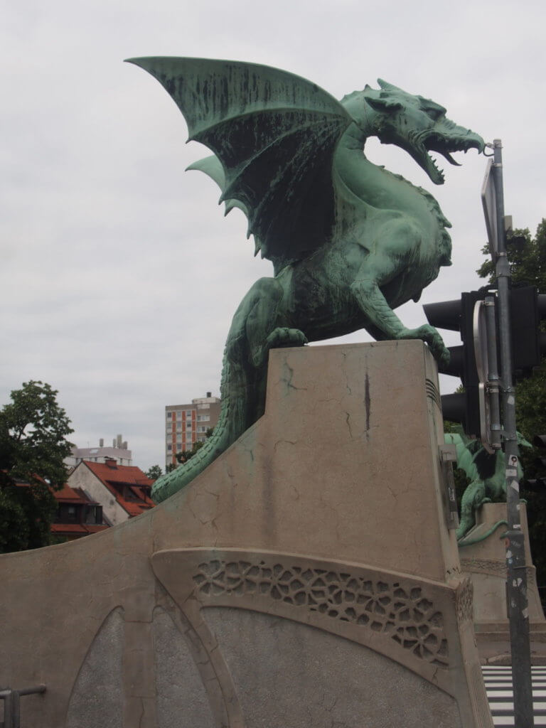 Dragon Bridge in Ljubljana 