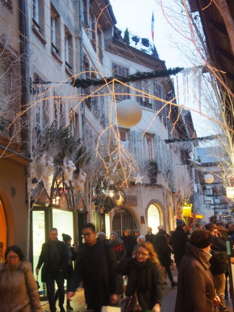 Strasbourg Christmas markets white lights