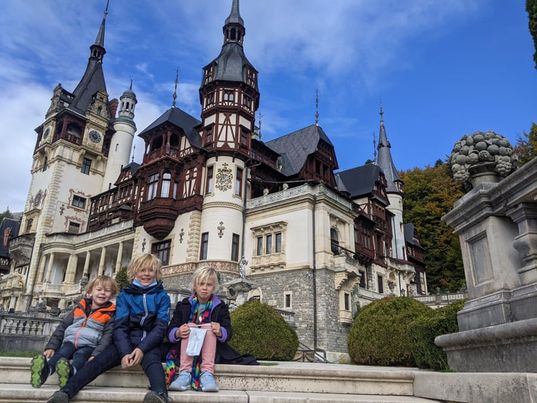 Castles, dinosaurs and snow: October in Transylvania, Romania, with kids