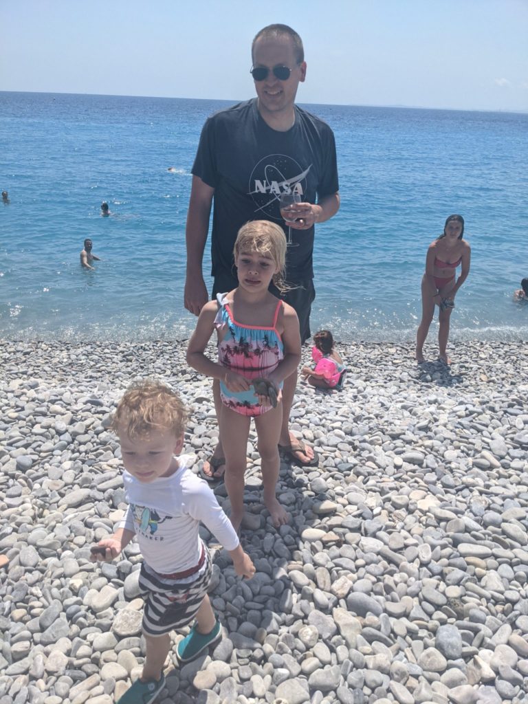 castel plage, 3 days in Nice with kids
